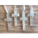 Handmade Aqua Glass Cross for Baby's Baptism - Buy Online on GoSupps.com