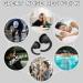 Reusable & Washable Noise Cancelling Ear Plugs for Sleep, Work, Travel - 2 Pairs Black - Buy Online on GoSupps.com
