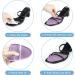 Beautulip Metatarsal Pads for Women - Anti-Sliding Cushions for Open Toe Shoes - 3-Pair Set in Lilac - Buy Online on GoSupps.com