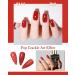 3D Crackle Gel Nail Polish Romand Red Crackle Nail Gel Glue Polish Unique Variegated Cool Crackle Pattern Long-lasting Durable Natural Air-drying Styling UV Lamp Needed Type Nail Gel Glue Polish-11 - Buy Online on GoSupps.com