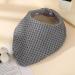 Surakey Muslin Baby Bibs - 100% Cotton Bandana Drool Bibs for Boys and Girls | Newborn Burp Cloth and Saliva Towel | Dark Grey - Buy Online on GoSupps.com
