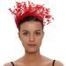 amangul Colored Feather Headband Flapper Feather Headband Feather Fascinator Headband Party Hat Cocktail Headband Headpiece(Red) - Buy Online on GoSupps.com