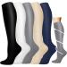 Medical Compression Stockings for Men and Women 20-30 mmHg Knee High Socks Multi011 Small-Medium