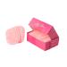 Washable and reusable make-up removal pads from Lilly Skin-rectangular microfiber cleaning and peeling towels for the facial skin-box with 7 pads-powder pink