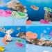 Mini Turtle 50 Pack Realistic Luminous Resin Tiny Turtle Glow In The Dark and 5 Colors Solid Little Turtle Cute Miniature Micro Fairy for Aquarium DIY Craft Figures Toy - Buy Online on GoSupps.com