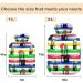 NAANLE Colorful Striped Hot Water Bottle with Cover - 1L for Menstrual Cramps Pain Relief & Heat Therapy - Buy Online on GoSupps.com