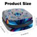 Sanitary Napkin Storage Bag | Menstrual Cup Pouch | Portable Zipper Tampons Holder | First Period Kit for Teen Girls | Butterflies Gray | Multi-colored - Buy Online on GoSupps.com