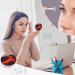 Red Lava Print Contact Lens Case - Travel Box & Care Solution for Contact Lenses - Buy Online on GoSupps.com