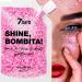 7DAYS Sparkling Shine Bombita Glitter Gel in Playful Pink - Face, Hair & Body | Chunky Sequins for Party, Rave, Festival & Halloween | Quick-Drying, No Glue Holographic Makeup - 90ml - Buy Online on GoSupps.com