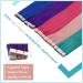 RUNATURE 18 Inch Purple Tape in Hair Extensions - Colored Highlight Party Hair Extensions 10pcs 25g - Buy Online on GoSupps.com