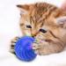 Interactive Cat Toy Ball - LED Light & 360 Self-Rotating - Navy Blue - Stimulation & Fun for Cats - Buy Online on GoSupps.com