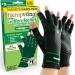 Hempvana Green Relief Arthritis Gloves Woven with Hemp Fibers, As Seen On TV, Advanced Compression to Help Relieve Pain & Swelling, Adjustable Wrist Strap for the Ultimate Fit, Non-Slip Grip, L/XL Large/X-Large (1 Pair)