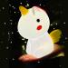 ALVIA Unicorn Night Light - 50 Hours - Rechargeable Dimmable LED Lamp for Baby Nursery Girls or Boys Bedroom - BPA-Free Silicone - Toy Safety Fullfilled