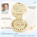 Qetlavee Wooden Tooth Box with Tweezers - Milk Teeth Storage & Souvenir Gift for Babies | Heart-Shaped Keepsake for Boys & Girls - Buy Online on GoSupps.com