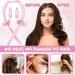 Silk Curling Ribbon Rods for Long Hair - Heatless Hair Curler with Hair Claw Clip - DIY Styling Tool for Natural Hair (Pink) - Buy Online on GoSupps.com