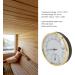 Premium Stainless Steel Sauna Thermometer & Hygrometer - Wall-Mounted Sauna Oven Accessories with Clear Scale for Optimal Sauna Experience - Buy Online on GoSupps.com