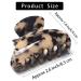 FSMiling Medium-Sized Non-Slip Hair Clips for Fine Hair - Celluloid Turtle & Leopard Patterns - Perfect for Thin & Thick Hair - Buy Online on GoSupps.com