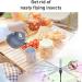 Electric Fly Fan Household Automatic Fly Fan Multi-Purpose Food Fly Fan for Outdoor Patio Home Party Picnic (White) - Buy Online on GoSupps.com