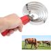 Stainless Steel Horse Curry Comb - Cattle Itching Brush for Horses Sheep & Cows | 5 Rings Horse Care Tool - Buy Online on GoSupps.com