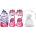 Lenor Outdoorable Ultra Concentrated Fabric Conditioner 55w 770ml Pink Blossom Scent + Lenor in-Wash Scent Booster Beads Pink Blossom 2Pk 2 x 176gr + Our Gift for You: Organza Bag Size 9x7x0.1cm