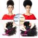 Ponytail Extension Afro Puff Drawstring Ponytail Extension for Black Women Short Human Hair Ponytail Afro Curly Ponytail Extension Clip in Remy Hair Ponytail Hairpiece Ponytail Hairpiece for Women ( 8inch 60g #30 - Buy Online on GoSupps.com