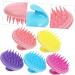 Magiclulu Silicone Shampoo Brush Set - 15 pcs Scalp & Body Massage Brush for Hair Washing & Dog Massage - Shower & Hand Washing Essential - Buy Online on GoSupps.com