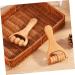 Lurrose 2-in-1 Handheld Roller Massage Device - Foot & Neck Trigger Point Wood Roller for Relaxation - Best Massage Accessories Online - Buy Online on GoSupps.com