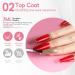 PEACECOLOR Gel Top Coat and Base Coat Set with Matte Top Coat Soak-Off Gel Nail Polish Matte Shine Finish Long Lasting Nail Art Manicure Pedicure for Salon & Home Use Clear - Buy Online on GoSupps.com