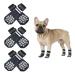 Ranypet 3 pairs indoor anti -slip socks for dogs - soft adjustable paw protection for old dog with strap traction control for indoor use on hardwood floors double -sided slide patterns