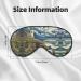 SSIMOO Seaside Lighthouse Soft Sleep Eye Mask | Breathable Eye Patch for Women | Perfect Travel & Relaxation Accessory - Black - Buy Online on GoSupps.com