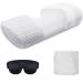 Cervical Memory Foam Pillows, Orthopedic Contour Pillow for Neck and Shoulder Pain Relief, Ergonomic Sleeping Neck Support for Side Sleeper Back Stomach Sleepers, White Standard White