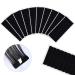 Kalolary 120Pcs Double Sided Hair Tape - Hair Extension Tape Tabs Replacement Tape for Hair Extensions Lace Wig Hairpiece Toupee Hair Weft (Black)