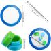 Shappy 2ml Silicone Wax Containers Set with Carving Tool & Mat - 100 Pieces, Non-Stick & Portable for Home Kitchen Travel | Random Color - Buy Online on GoSupps.com
