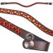 Buy Netproshop Leather Forehead Straps - Eldorado Wave Shape with Rhinestones - COB Size - Brown Flame Color - International Shipping Available - Buy Online on GoSupps.com
