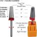 ianblues Multi-function 5 in 1 Nail Drill for Electric Manicure Drill Machine for Left & Right Hands Quick Remove Nail Gel Acrylic Gels Dip Powder (Fine -F) - Buy Online on GoSupps.com