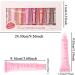 Clear Lip Gloss - 10 ml 8X Fruit Flavored Lip Oil | Lip Moisturizer Assorted Fruity Flavors Long-Lasting Repairing Formula Healthy and Moisturizing Smooth Glide On - Buy Online on GoSupps.com