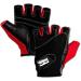 RIMSports Workout Gloves for Men and Women - Breathable Weight Lifting Gloves for Gym, Exercise, Weightlifting, Cycling, Rowing, Training Leather Palm Padded Thumb Protected Against Calluses Blister Red Medium