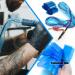 Gakonp 125Pcs Disposable Tattoo Clip Cord Covers - Blue Plastic Sleeves for Power Cord Protection - Buy Online on GoSupps.com