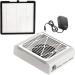 Miss Sweet Electric Nail Dust Collector - White | Manicure Essential - Buy Online on GoSupps.com