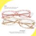 Shop Stylish Blue Light Blocking Glasses for Women - Pink | Ideal for Reading Gaming & Screen Time - Buy Online on GoSupps.com