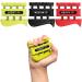Grip Strength Trainer Finger Strength Trainer for Grip Strength Training for Fingers Wrists and Hands for Home Office Gym Climbing Athletes Musicians and Therapy Yellow/Black/Red