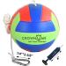CROWN ME Glow in Dark Tetherball Ball Set - Includes Rope, Carabineer Hoop, Pump - Red/Green/Blue - 2 Needles - Buy Online on GoSupps.com