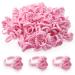 Glue Rings - Autdor 500Pcs Glue Rings for Eyelash Extensions Pink Lash Glue Rings Pigment Ring Cups Lash Glue Holder for Lash Extension Supplies Makeup Lip Microblading Supplies Nail Art Pink-500pcs