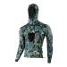 Tilos Camouflage 5.5oz Spearfishing UPF 50+ Rash Guard w/Hood X-Large Camo Green
