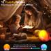 Light Alarm Clock with Sunrise Simulation - Daylight Alarm Clock Radio 5 Natural Sounds 12 Color Options 20 Brightness Levels Dual Alarms Snooze - Perfect Bedside Lamp for Kids & Adults - Buy Online on GoSupps.com