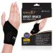 DrFitness+ Wrist Band 18" with Thumb Loop Support Strap for Men and Women Black