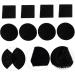 Clispeed 8-St Compost Box Filter - Activated Carbon Filter for Trash Can & Diaper Odor Control - Black Litter Filter Mat - Buy Online on GoSupps.com