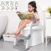 SKYROKU Potty Training Seat with Step Stool Ladder  Toddler Potty Seat for Kids and Toddler Boys Girls  Splash Guard and Safety Handles (Grey) Gray - Buy Online on GoSupps.com