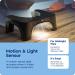 Squatty Potty Eclipse Toilet Stool 7 Inch with Motion-Activated Night Light - Black | Buy Online - Buy Online on GoSupps.com