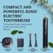 Electric Toothbrush for Adults - Sonic Waterproof 15 Modes Replaceable Heads | Rechargeable Plaque Remover with Charging Base & Travel Cap - Buy Online on GoSupps.com